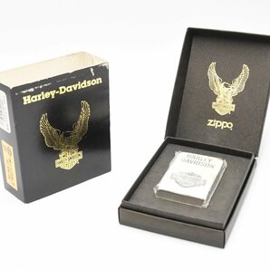 ZIPPO ジッポー Harley-Davidson エンブレム 1995年製 オイルライター 喫煙具 20792961の画像1