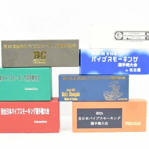 パイプ 7本 スモーキング選手権大会 箱 ブショカン Fukasiro TSUGE 喫煙具 20793397の画像2