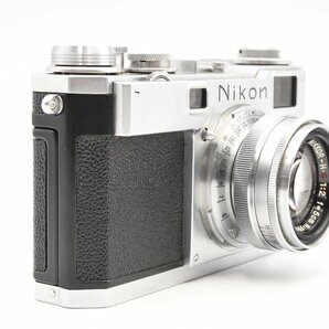 Nikon ニコン S2 前期型 + NIKKOR-H・C 5cm F2 レンジファインダー ジャンク品 20788722の画像6