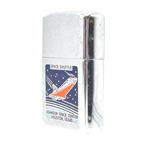 Zippo ジッポー SPACE SHUTTLE スペースシャトル JOHNSON SPACE CENTER 1981年製 オイルライター 喫煙具 20793183の画像3