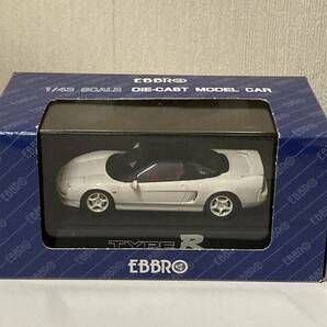 送料無料 EBBRO 1/43 ホンダNSX タイプR NA1 チャンピオンシップホワイト エブロ NSX-R TYPE R  ミニカー 模型の画像1