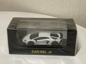 送料無料　Kyosho 京商 CARNEL 1/64 ランボルギーニ アヴェンタドール SV White Pearl　ミニカー　Lamborghini Aventador SV 