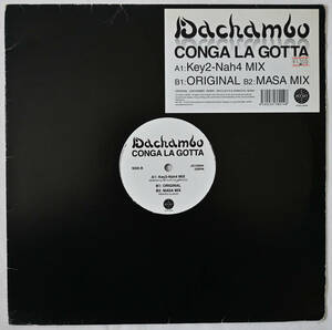 [Dachambo / Conga La Gotta]2006 year / domestic original 12 -inch record /Jet Set/JS12S004/EYE/SINKICHI/MASA remix / rhinoceros ketelik