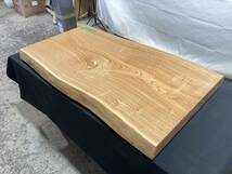 オーク3476　ナラ　一枚板無垢 乾燥材　1050x530-510x60mm カウンター　棚　テレビ台　花台　DIY　窓台　台　楢_画像3