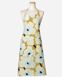 ★Marimekko マリメッコ エプロン ウニッコ ベージュ