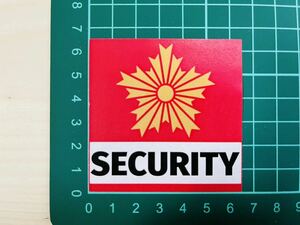 [ crime prevention sticker ] security type * square type 