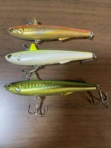 タックルハウス ROLLING BAIT ローリングベイト 88 TACKLE HOUSE　3個セット　中古品　　シーバス　ヒラスズキ　青物