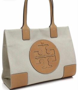 [トリーバーチ] ELLA CANVAS エラ キャンバス トートバッグ 45208 NATURAL ベージュ系 