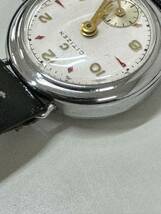 稼働品　CITIZEN スモセコ 手巻 腕時計 アンティーク ヴィンテージ　リューズ正常　ベルト社外品　美品_画像4