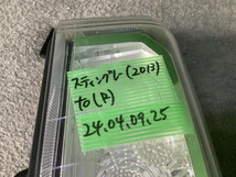 MIT 24040925 DBA-MH34S スティングレー (2013) 右（R) テールランプ 点灯確認済 ZJ3 TOKAIDENSO　35603　72M1_画像6