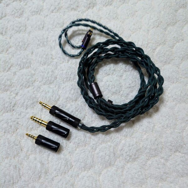 SoundsGood 4芯 プラグ交換式 2.5mm 3.5mm 4.4mm 2pinイヤホンケーブル