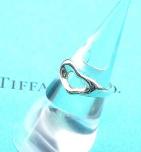 Tiffany & Co. ティファニー オープンハート リング 指輪 スターリングシルバー925 2.9g サイズ52 レディース 女性 4003