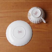 スポード バターカップ Spode Buttercup ティーカップ ソーサー ヴィンテージ食器 きんぽうげ 花柄 #2404011-2 アンティーク 陶器 Copeland_画像10