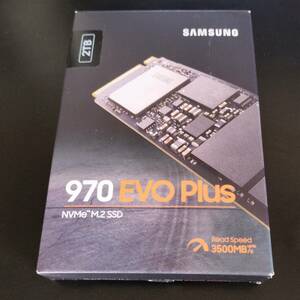 【使用時間242時間】Samsung SSD 970 EVO Plus 2TB NVMe PCIe Gen 3.0x4 NVMe