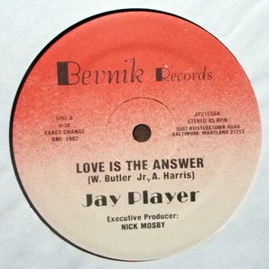 Jay Player - Love Is The Answer 1982 12inchの画像2