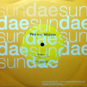 Peo Feat. Mirjam - Tonight 2008 7inch new funk, modern funk, 現行ファンクの画像1