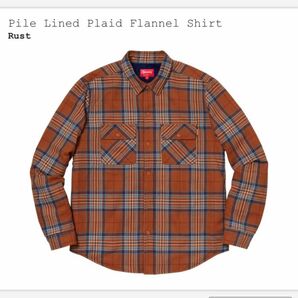 Supreme Pile Lined Plaid Flannel Shirt M