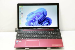 東芝 dynabook T554/76LR PT55476LBXR Core i7 4700MQ 2.4GHz 8GB 1000GB ブルーレイ Windows11 カメラ 3ヶ月保証 wn8167