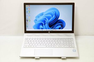 HP Pavilion 15-CU1005TU Core i7 8265U 1.6GHz 8GB 1TB SSD128GB Win11 カメラ 3ヶ月保証 wn8208