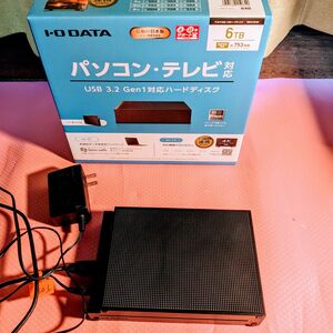 I-O DATA 6TB HDD USB 外付けハードディスク