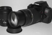 キャノン CANON EOS Kiss X10iデジタル一眼レフカメラ　Canon EF35-80mm Canon EF75-300mm　標準&望遠ダブルレンズセット_画像1