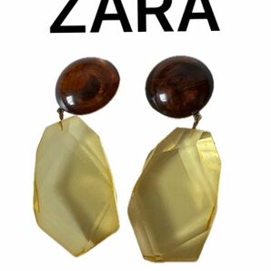 ZARA クリアイヤリング　