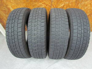 TK-TJ④ グッドイヤー ICENAVI7 155/65R14 75Q 2019年製 4本 スタッドレス タント スペーシア等