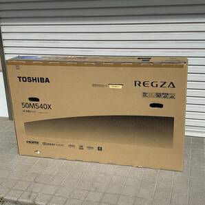 z35 【未開封品】 TOSHIBA 東芝 REGZA レグザ 50M540X 50V型 4K液晶テレビ 2020年製 新品未使用の画像3