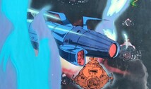 【セル画】宇宙戦艦ヤマト　セル画　コピー背景付　動画付　2枚セット　a_画像3