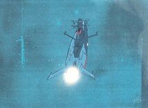 【セル画】宇宙戦艦ヤマト　セル画　コピー背景付　動画付　2枚セット　a_画像5