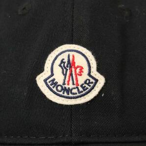 MONCLER モンクレール ロゴワッペン ベースボールキャップ 帽子 ※内タグ欠品 の画像8
