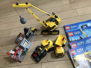 レゴLEGO シティ CITY 60076 ビル解体工事現場　中古