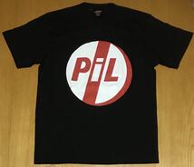 【 PiL Public Image Ltd 2011 Tour T-Shirt 】パブリック・イメージ・リミテッド Ｔシャツ Jah Wobble Punk John Lydon Red Logo Lサイズ_画像1