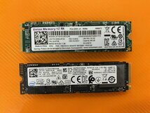 Intel/Union Memory m.2 256GB 2280 PCIe NVMe SSD 2枚SET 動作OK 97868_画像1