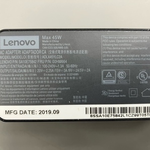 Lenovo ThinkPad用 45W Type-C AC ADPTER 2個SET 通電OK ADLX45YLC2A 00HM664 97883の画像3