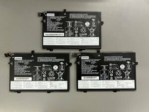 ThinkPad L480.L580.L590用 バッテリーパック 3個 共に約7時間持ち 01AV465 97919