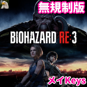 ★STEAM★ 海外無規制版 RESIDENT EVIL 3 バイオハザード RE3 PCゲーム メイ