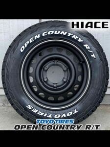 送料無料■新品未使用■OPEN COUNTRYオープンカントリー215/65R16C■■※5本セット■■ホイールD-STEEL 16×7.0J+38PCD139.7 6H ハイエース