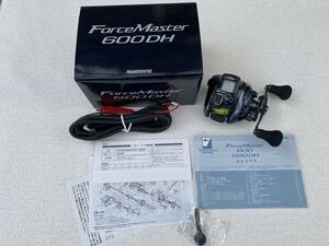 1 jpy start 20 force master 600DH * used beautiful goods *SHIMANO Shimano 20 Force Master force master 600DH right steering wheel electric reel 