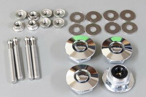 【送料無料】k2383 プッシュリリースファスナー（銀）50mm 4pcs【MOROSO ズース DZUS　クイックファスナー】