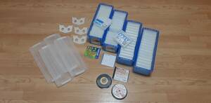 ①CD&DVD container x4 piece + ②10 sheets entering CD&DVD case x56 piece + extra 