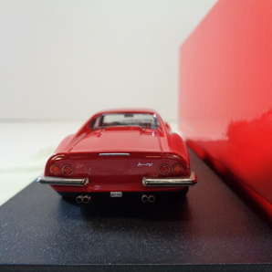 MAKE UP EIDOLON 1/43 Ferrari DINO 246 GT Type - E Campagnolo wheels 1971 Rosso Corsa - Tan color seats メイクアップ アイドロンの画像6