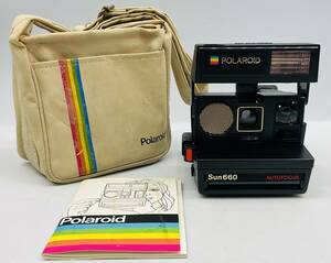 昭和レトロ Polaroid Sun 660 AUTOFOCUSポラロイド インスタントカメラ バッグ付き 現状品