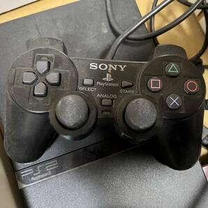 ☆ジャンク品☆ PlayStation2 PS2 ゲーム機 本体 コントローラー 黒 SONY ソニー SCPH-70000の画像4