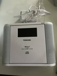 ☆ジャンク品☆　TOSHIBA　COTEBEAT　TY-CDR8　AM/FM CLOCK RADIO　CD PLAYER　東芝　CDラジオ