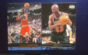 1999 UPPER DECK CHICAGO BULLS 【MICHAEL JORDAN】 セット チェックリスト #154 & #155