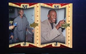 1999 UPPER DECK ATHLETE OF THE CENTURY CHICAGO BULLS 【MICHAEL JORDAN】 HIGH CLASS #HC-1 & #HC-2