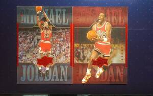 1999 UPPER DECK ATHLETE OF THE CENTURY CHICAGO BULLS 【MICHAEL JORDAN】 #1 & #2