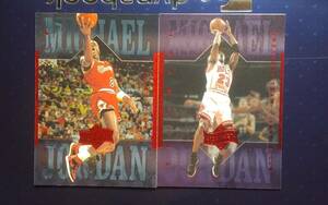 1999 UPPER DECK ATHLETE OF THE CENTURY CHICAGO BULLS 【MICHAEL JORDAN】 #27 & #28