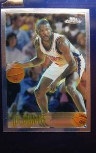 1996 topps Chrome DETROIT PISTONS 【JOE DUMARS】 レギュラーカード #40